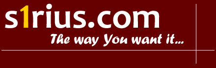 s1rius.com official site logo.